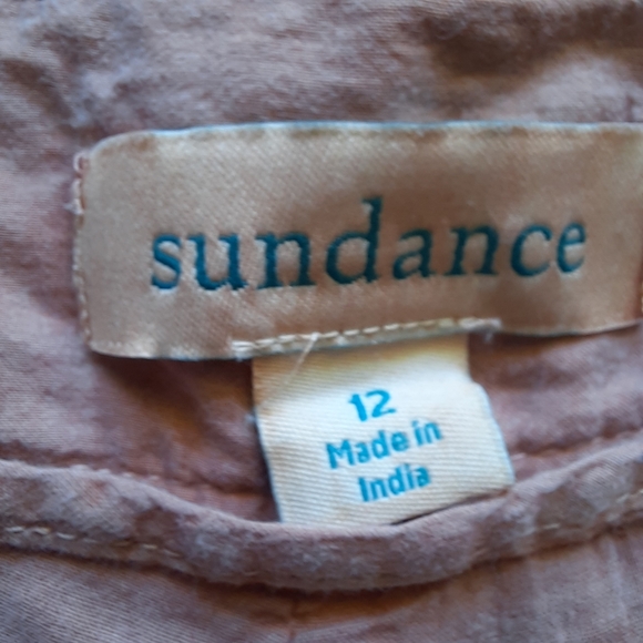 Sundance Cotton Pink Pants For Women Size 12 - Picture 13 of 16